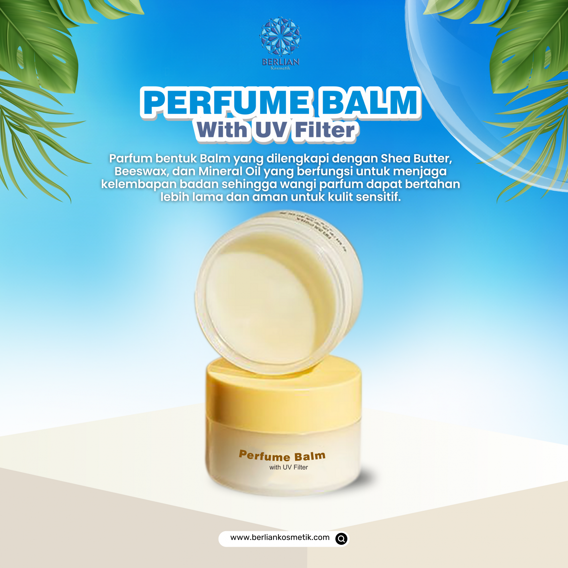 Perfume Balm with UV Filter