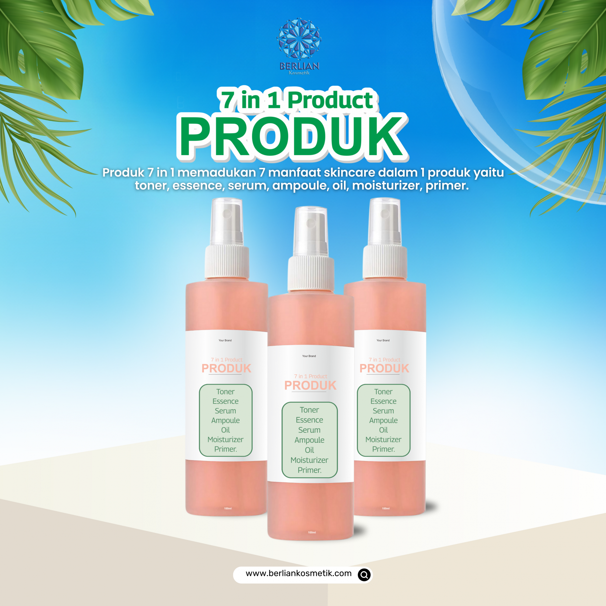 7 in 1 Product ( toner, essence, serum, ampoule, o