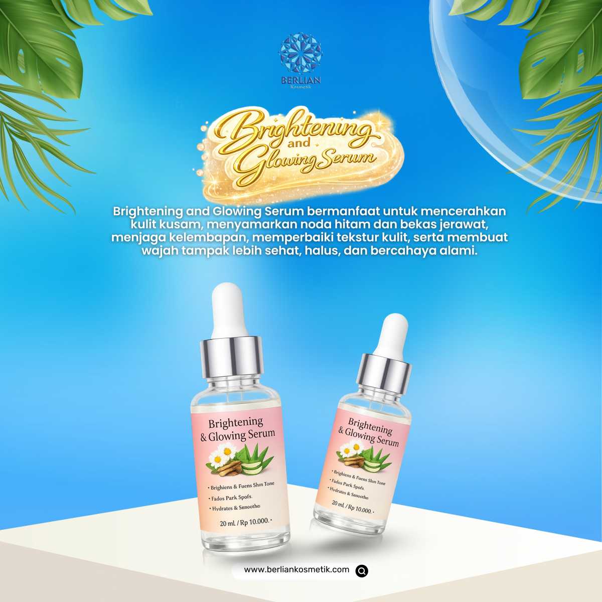 Trial KPI Brightening and Glowing Serum